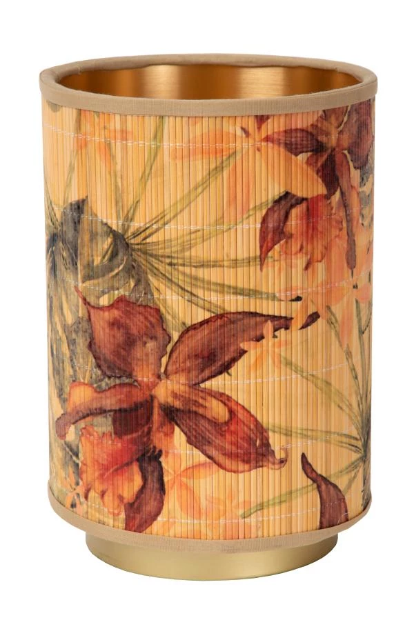 Lucide TANSELLE - Lámpara de mesa - Ø 15 cm - 1xE14 - Multicolor - UIT
